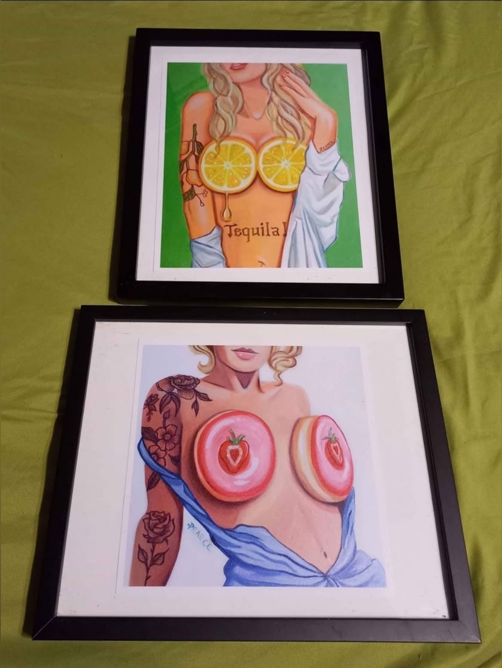 1 Signed Carlie Pearce Art Print - Pinup Style Tattoo Art